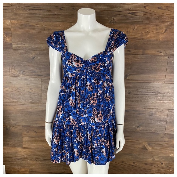 NWT Free People Pattern Play Mini Dress - Picture 4 of 8